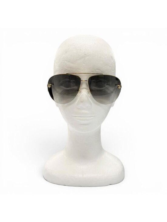 Cartier Panthere de Cartier Two Bridge Gradient Lens Eyewear Sunglasses Gold main image 14